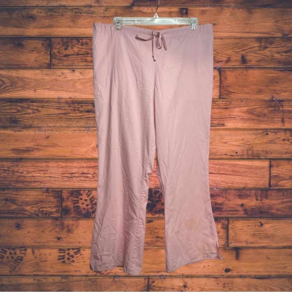 5 for $25🔥Cherokee‎ Pale Pink Drawstring Scrub Pants XL
